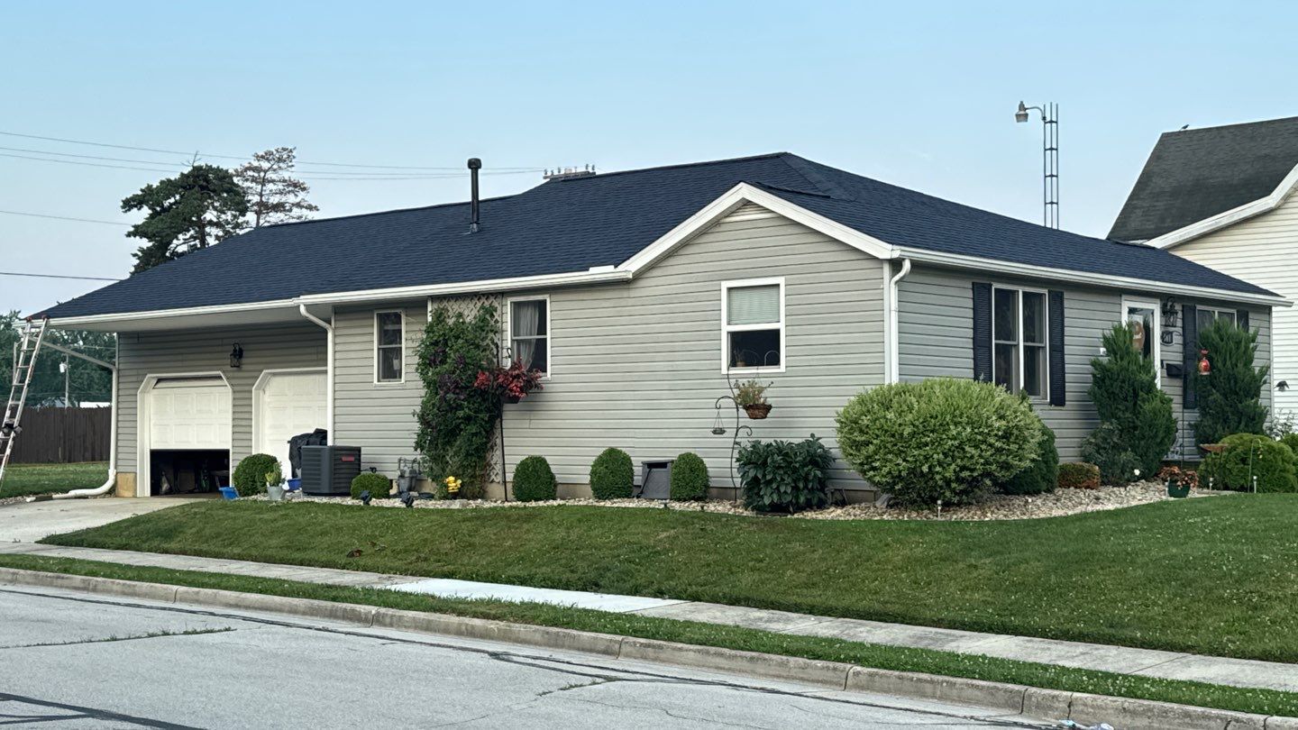 Residential Roofing Installation using Atlas Pinnacle Pristine Black by Nitro Roofing and Construction