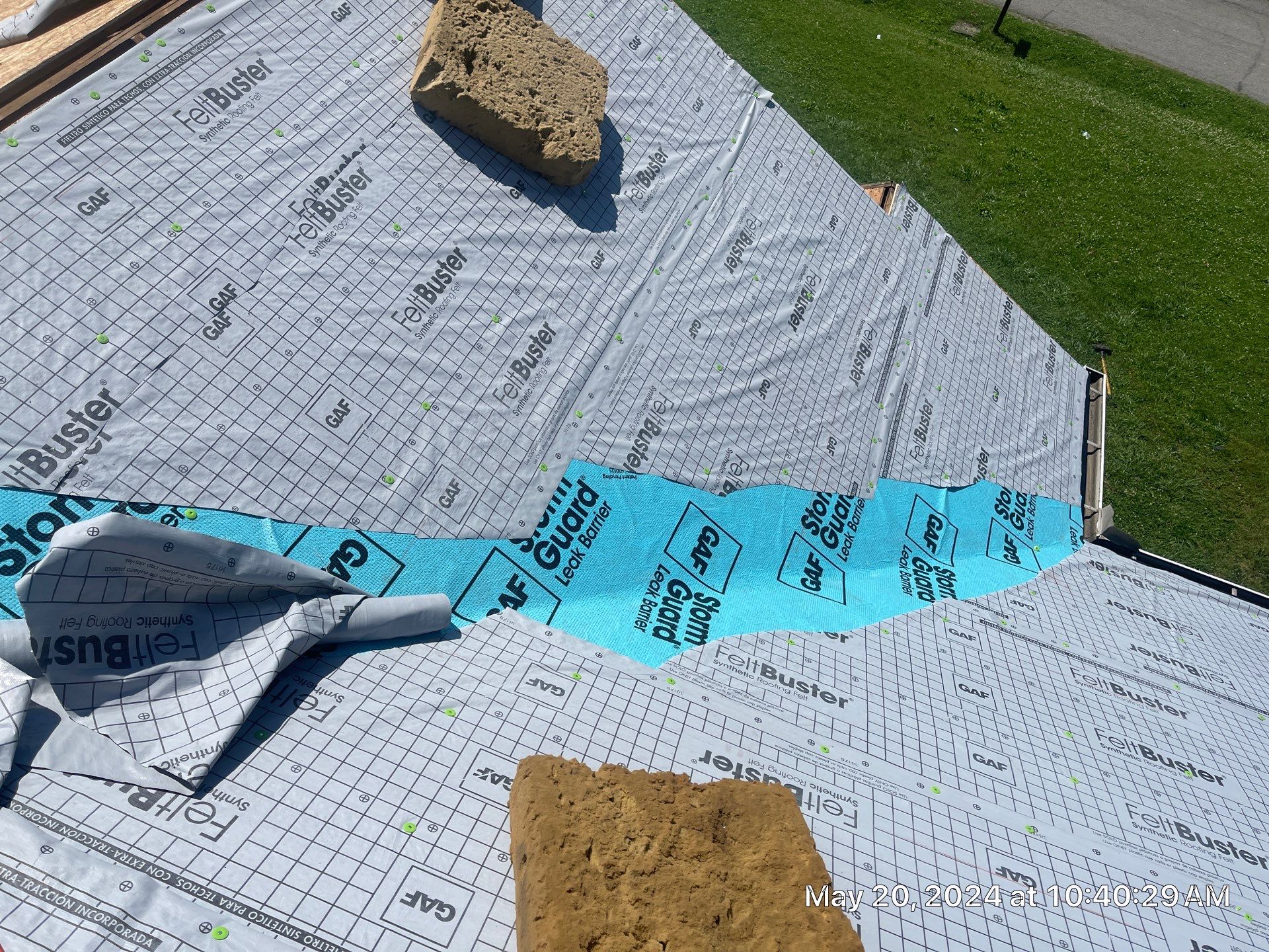 Residential Roofing Installation using GAF Timberline HDZ in Pewter Gray by Undersun Roofing 