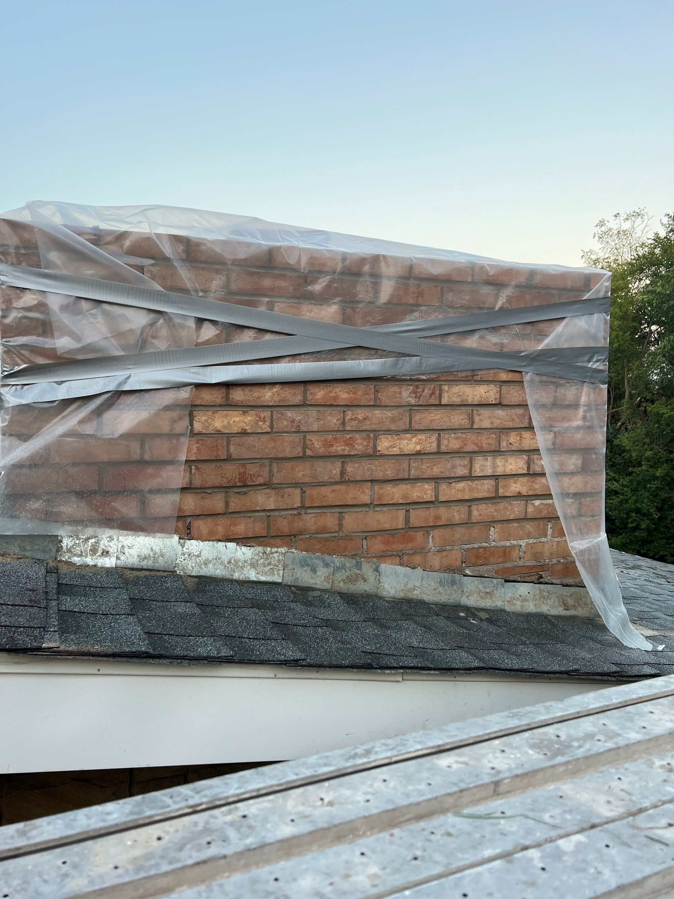 Complete Chimney Tear Down & Rebuild by Leonard and Sons Building Services, Inc. 