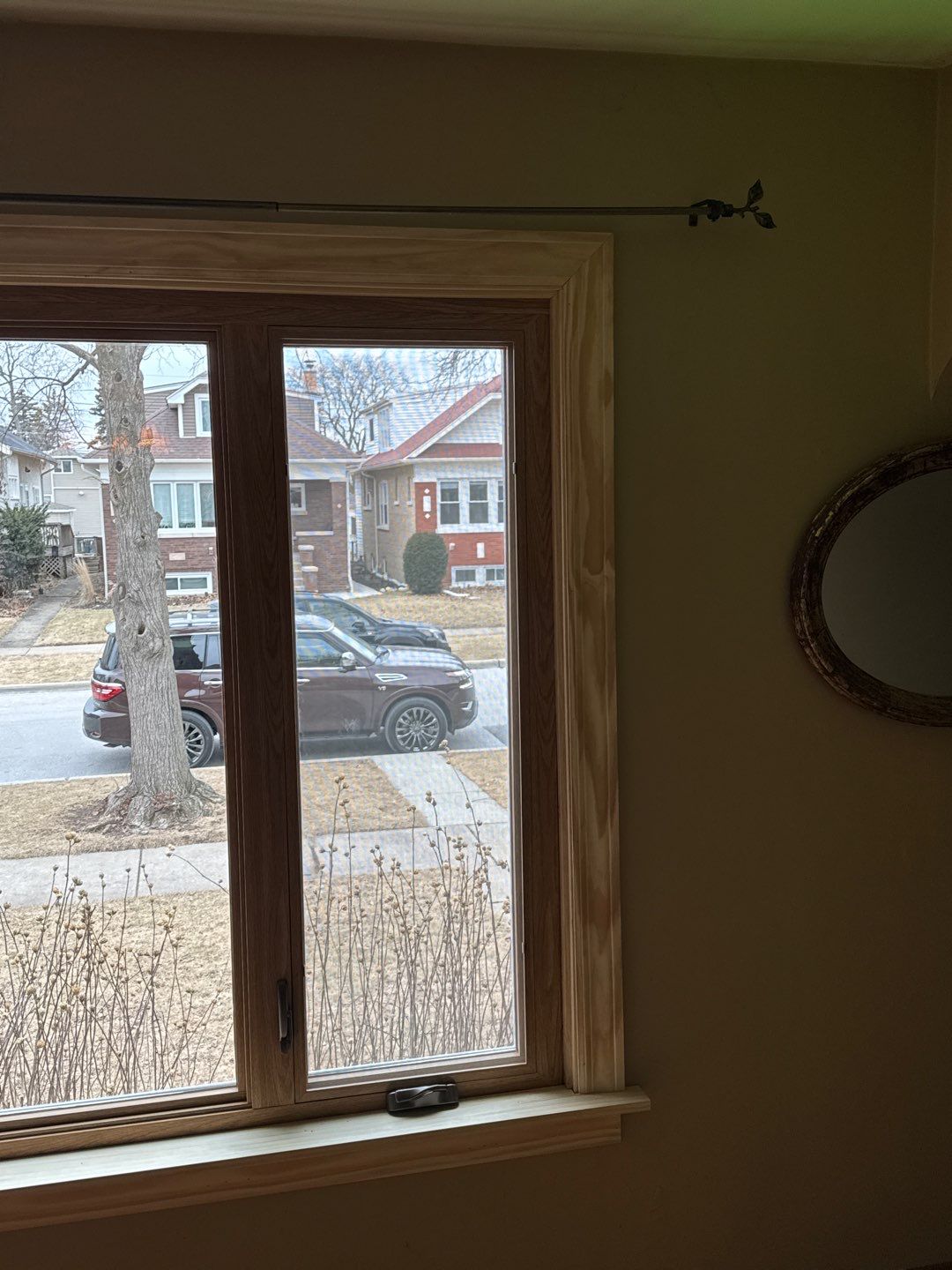 Picture window replacement using Lang Exterior Windows by Shingle Company Construction, Inc