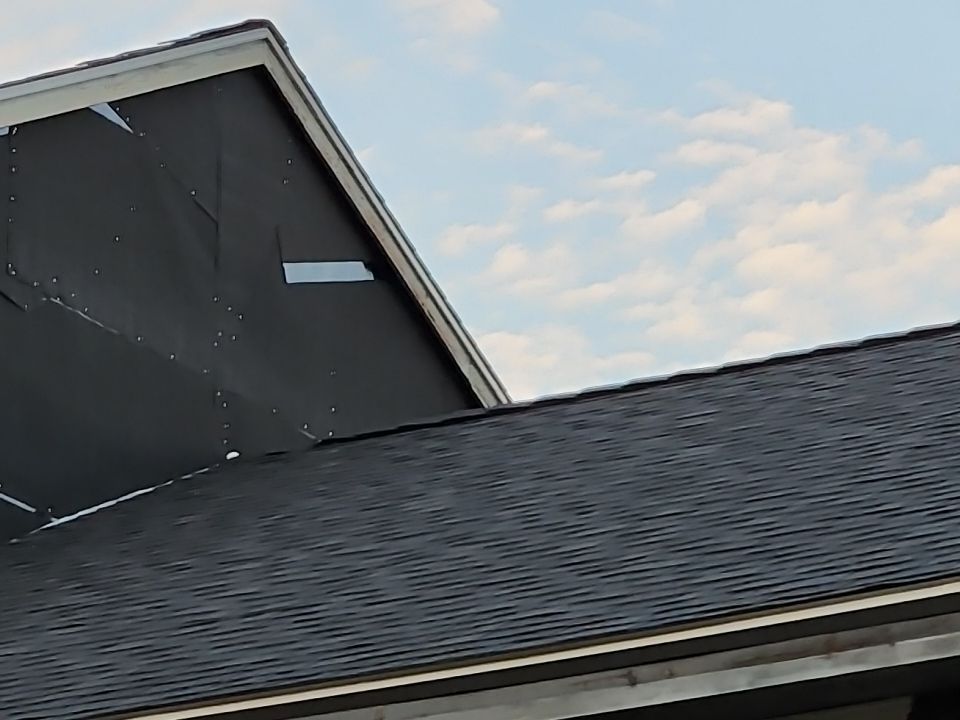 Residential Roofing Installation using Owens Corning TruDefinition Onyx Black by A Plus Exterior