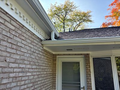 Gutter Installation using Seamless Gutters- Aluminum