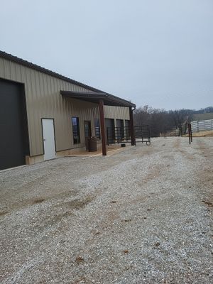 Metal Shop 6" Gutters & Downspouts Install - Color Musket Brown 
