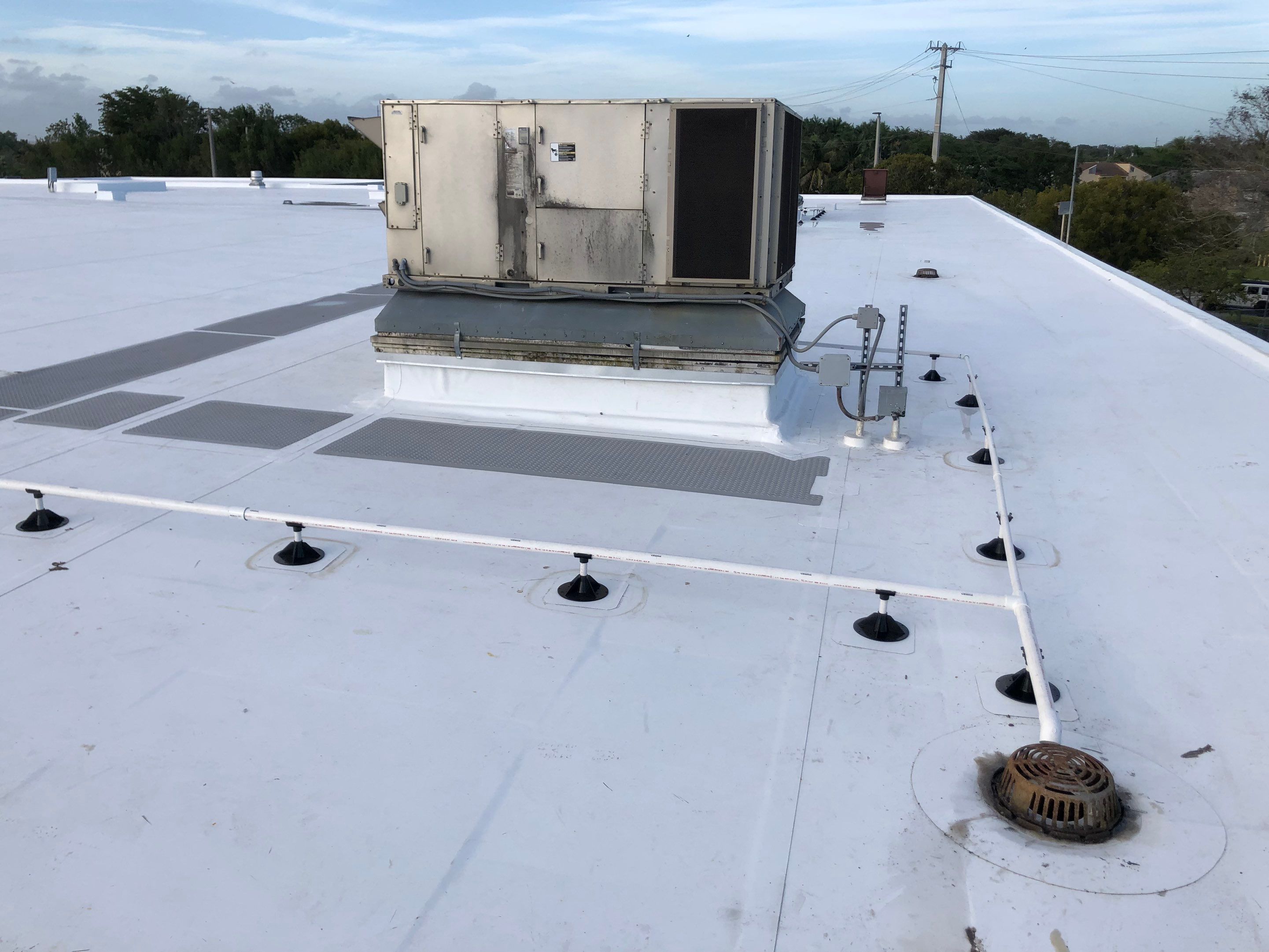 Commercial Re-Roof using GAF TPO by First Due Roofing