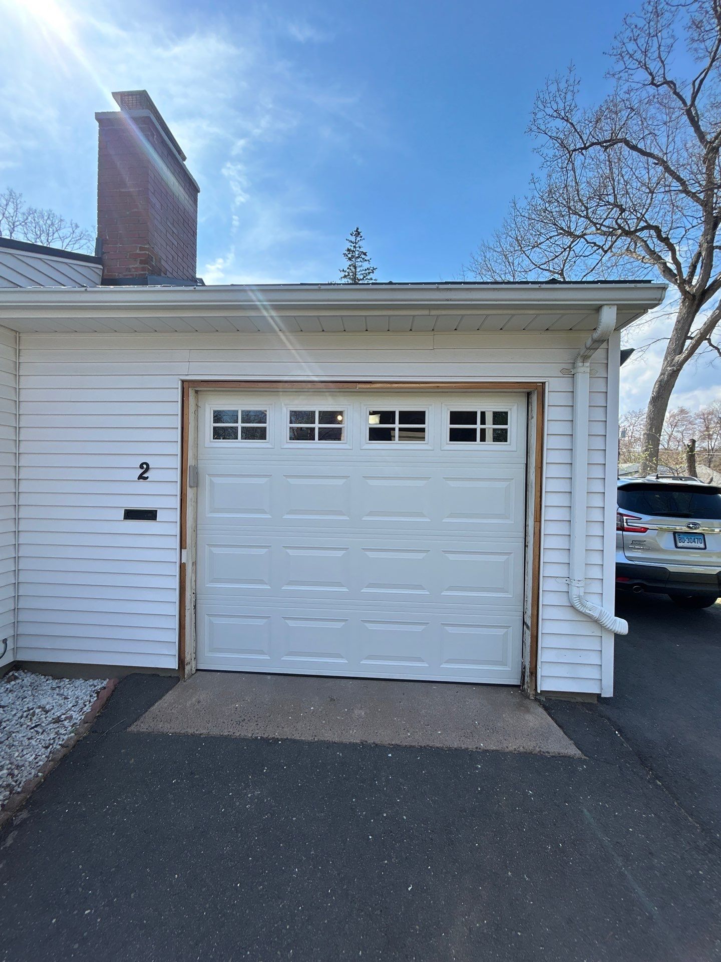 Garage Door Replacement & Modern Upgrade by DiGiorgi Roofing and Siding Inc