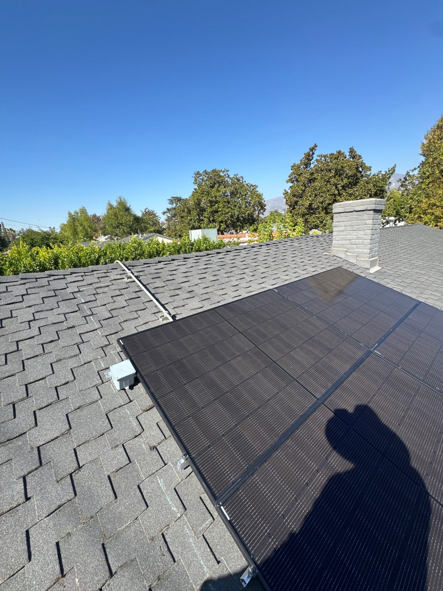 Glendale Residential Solar Installation with Enphase Microinverters on Shingle Roof by AWS Solar