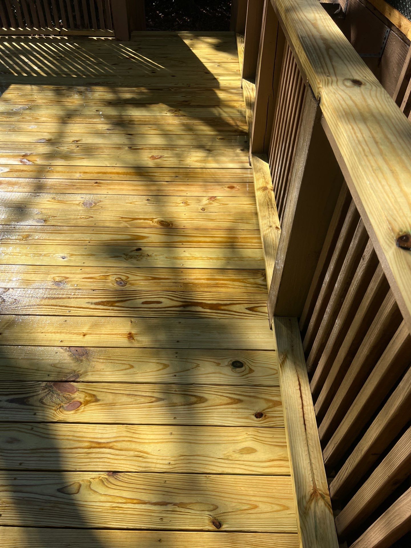 Coated Deck using Wood Sealant by DuraSeal