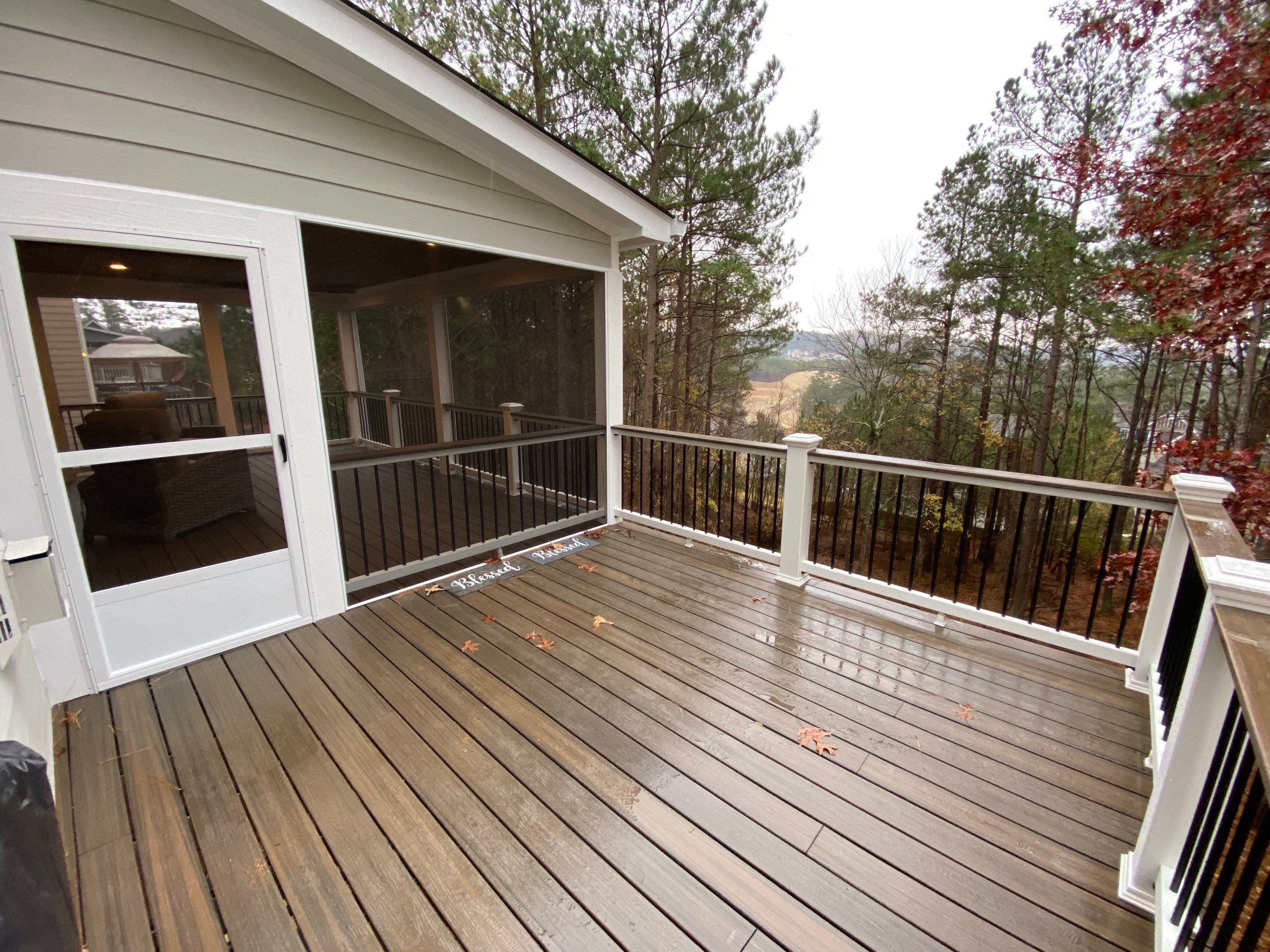Elevated Screened Porch and Composite Deck Installation in Dallas by Swift Home Renovations
