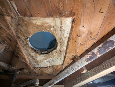 New Toilet Drain and Subfloor Repair