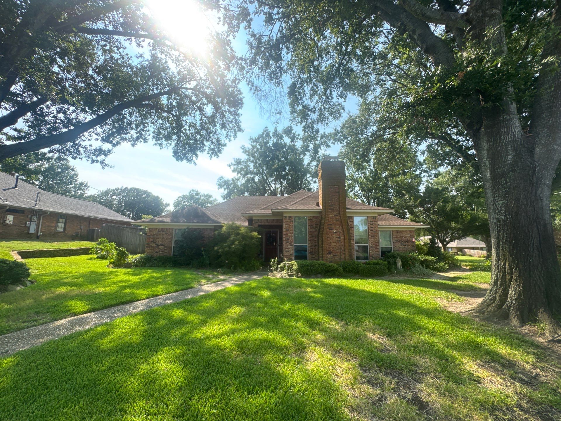 Exterior Repaint – South Tyler, Texas - Lots of Wood Replaced by Quality Coats Painting