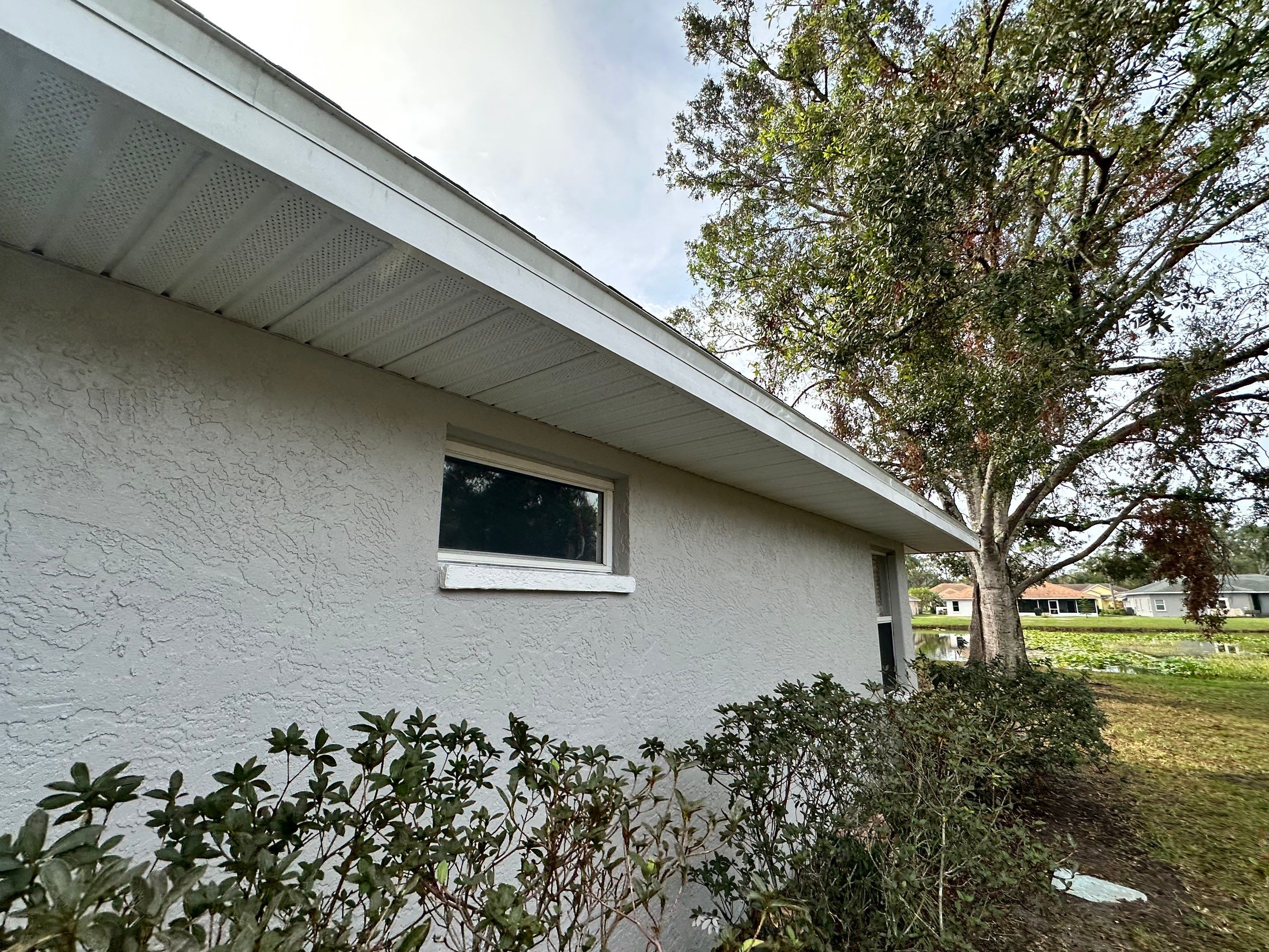 Install Vinyl Soffit in Sarasota FL by Gutter Professors