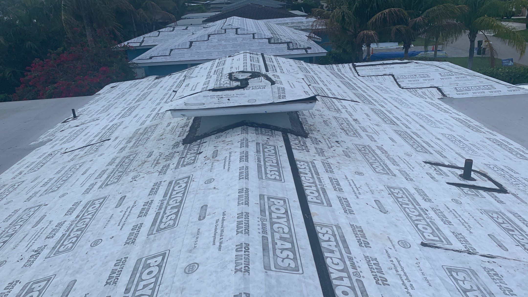 Residential Roofing Installation using 1" Nail strip metal roof by BLUES BROTHERS ROOFING