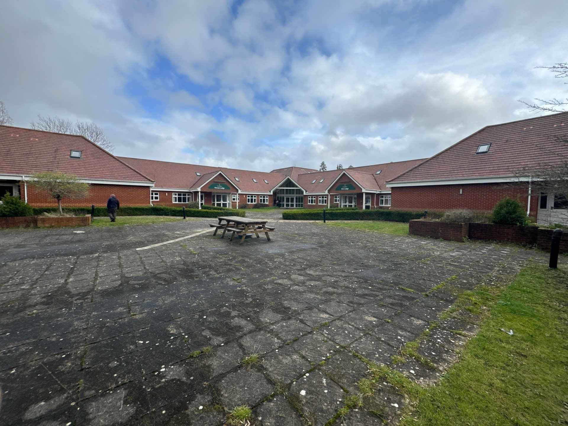 Large Care Home Roof Clean using Mosmatic FSC and Biocide by Ges Exterior Cleaning ltd