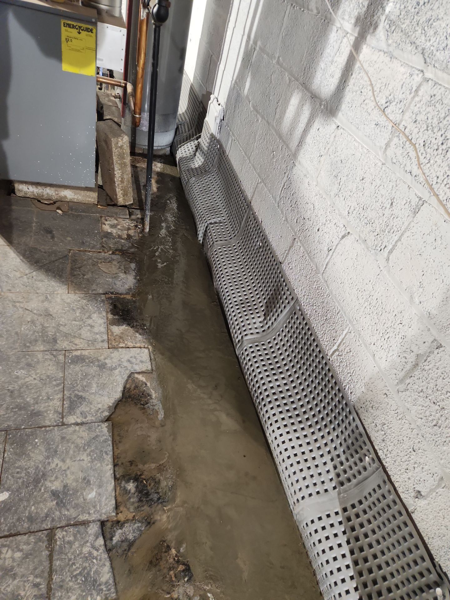 Interior French Drain Newark, NJ by Pure Service Pro, LLC 
