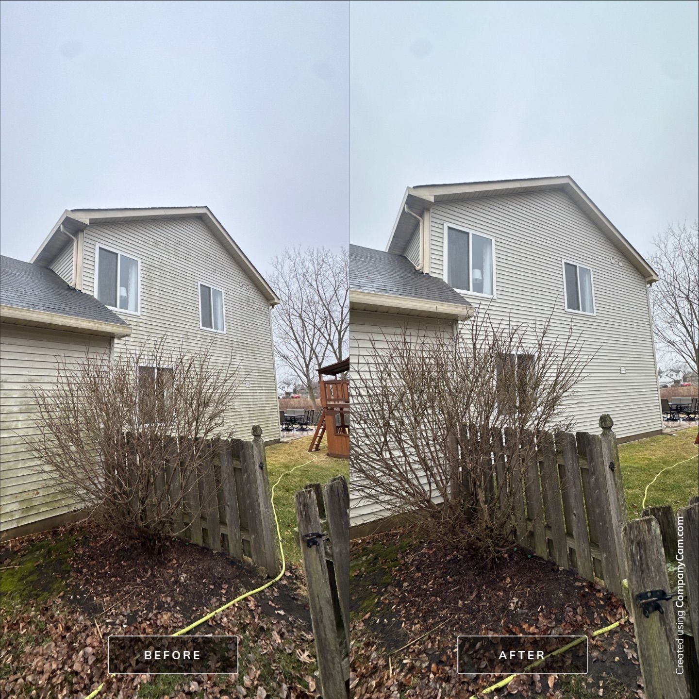 Project in Round Lake Beach by Simmons Power & Soft Washing