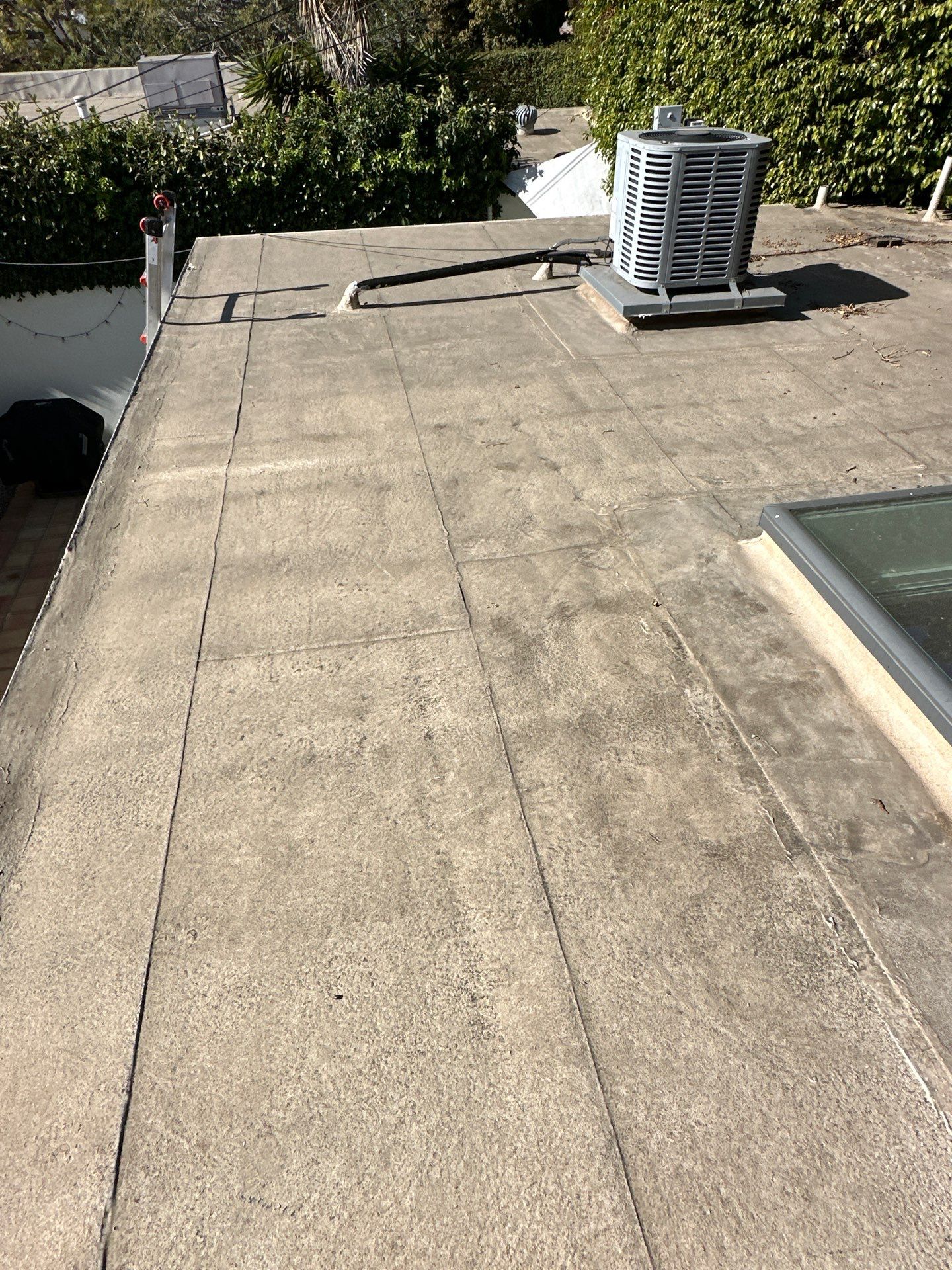 Reflective Silicone Membrane Roof Coating for West Hollywood Residence by Hull Brothers Roofing