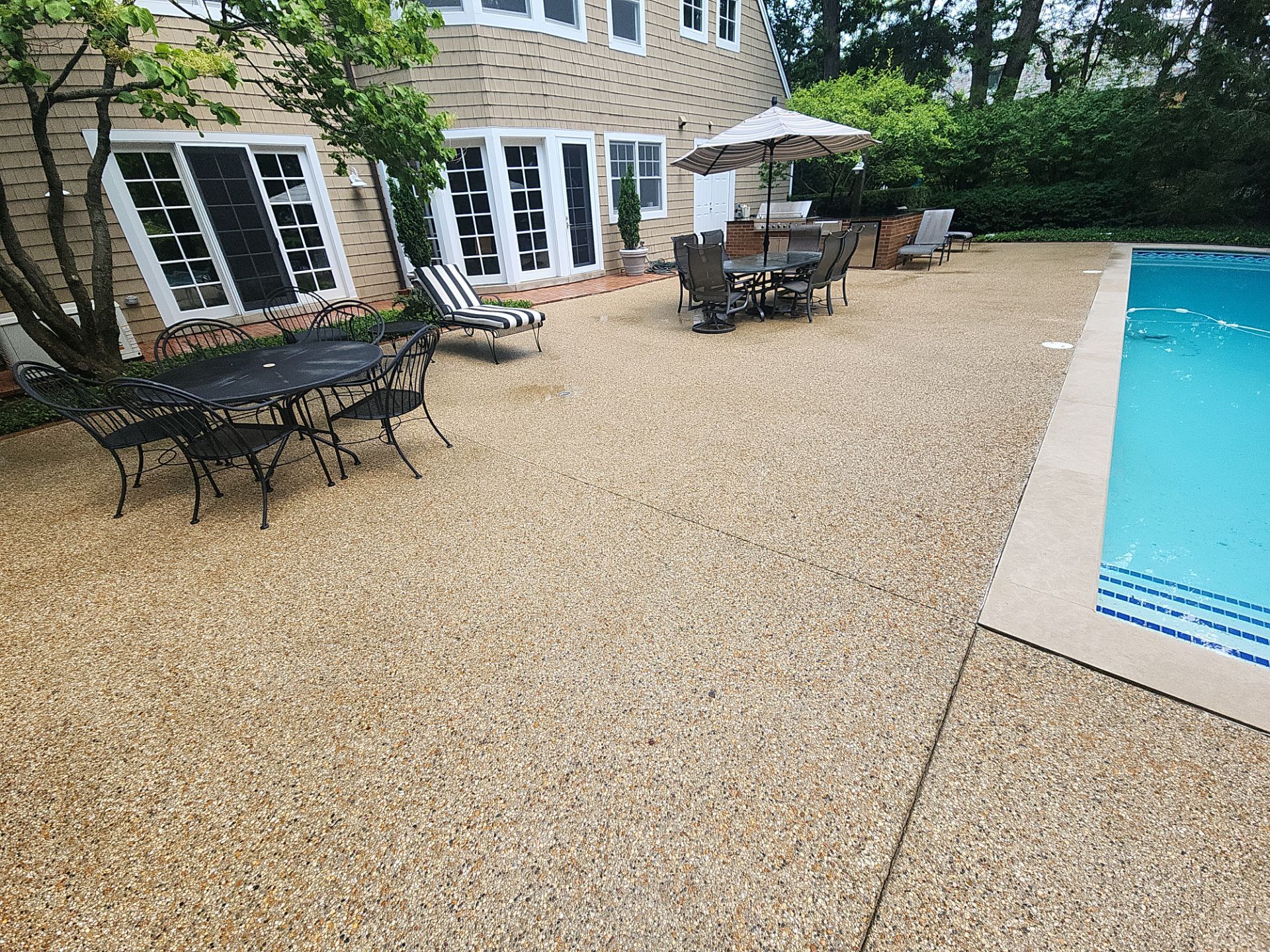 Highland Park brick cleaning by Northern Power Washing LLC.