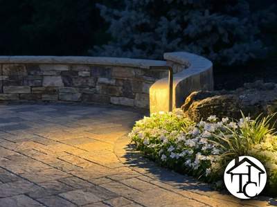 Designed and installation of a custom landscape lighting system