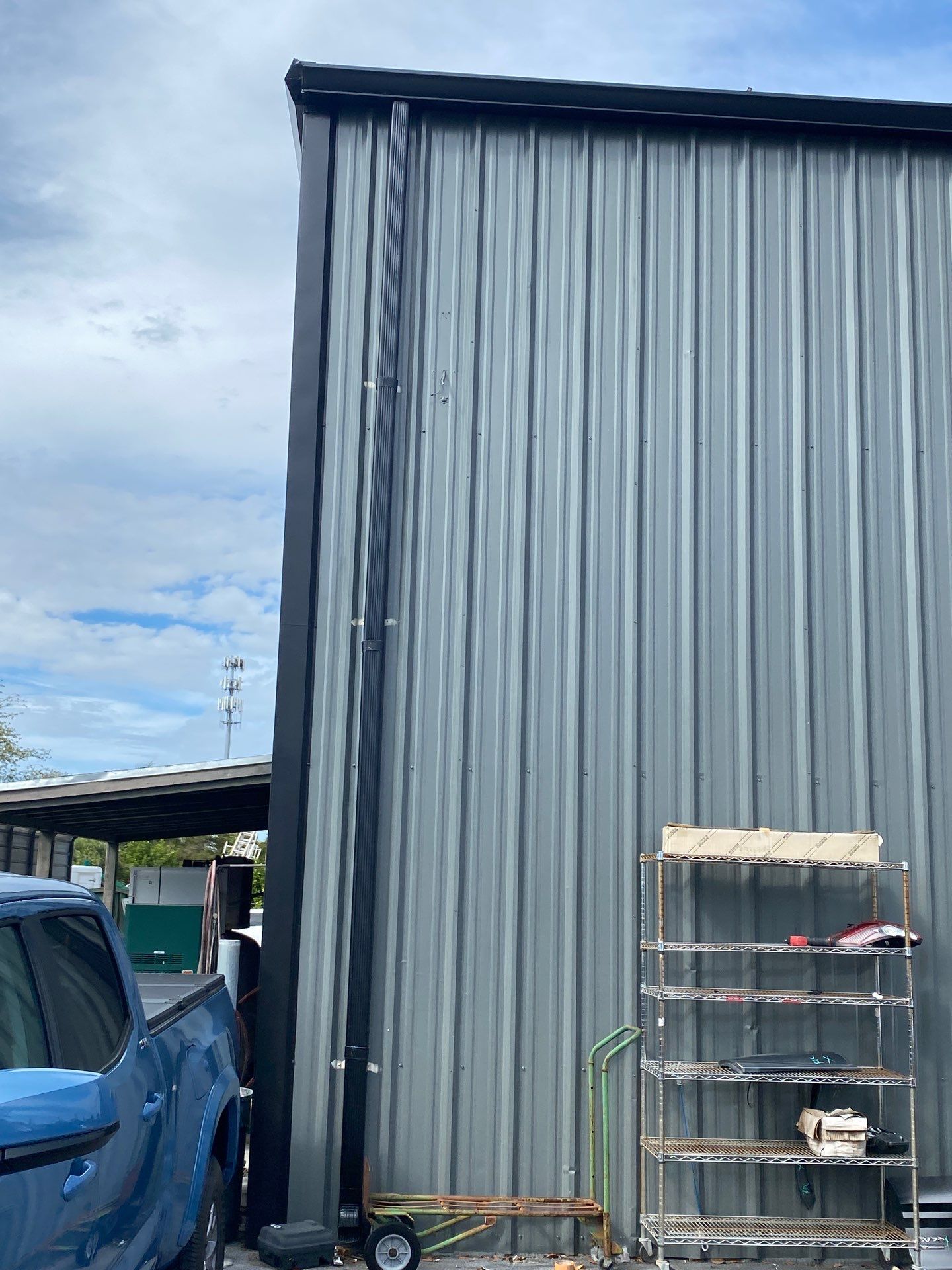 Commercial Black Gutters and Downspouts in Bonita Springs, FL by Gutter Professors
