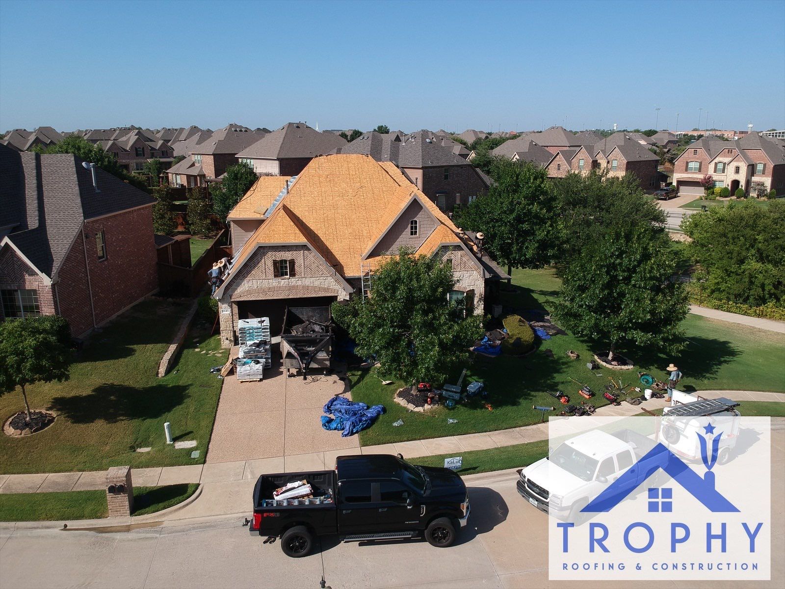 Roofing Project Gallery (Commercial & Residential) by Trophy Roofing & Construction LLC