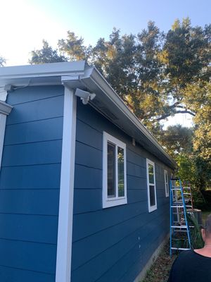 Gutter Installation using K-Style Gutters