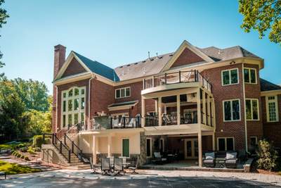 Custom Multi-Level Deck, Outdoor Kitchen & Pool Patio in McLean, VA