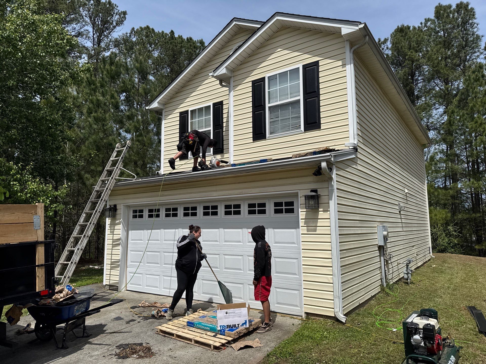 Roof and siding replacement by hail and wind damage by Just Brilliant Restoration JBR
