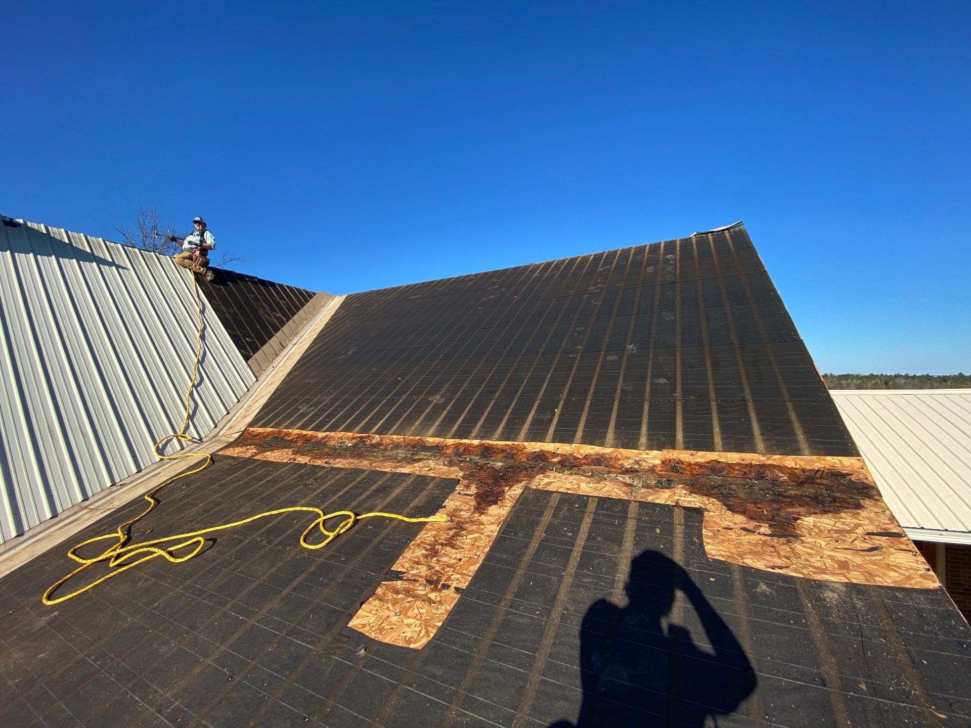 Residential Metal Roof Replacement using Reed's Metals: 26 GA. Colored Residential Metal Panels (Ivory) by Hostetler Roofing