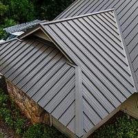 24ga 1.5" Snap-Lock Medium Bronze  by Total Roofing System The Metal Roof Experts