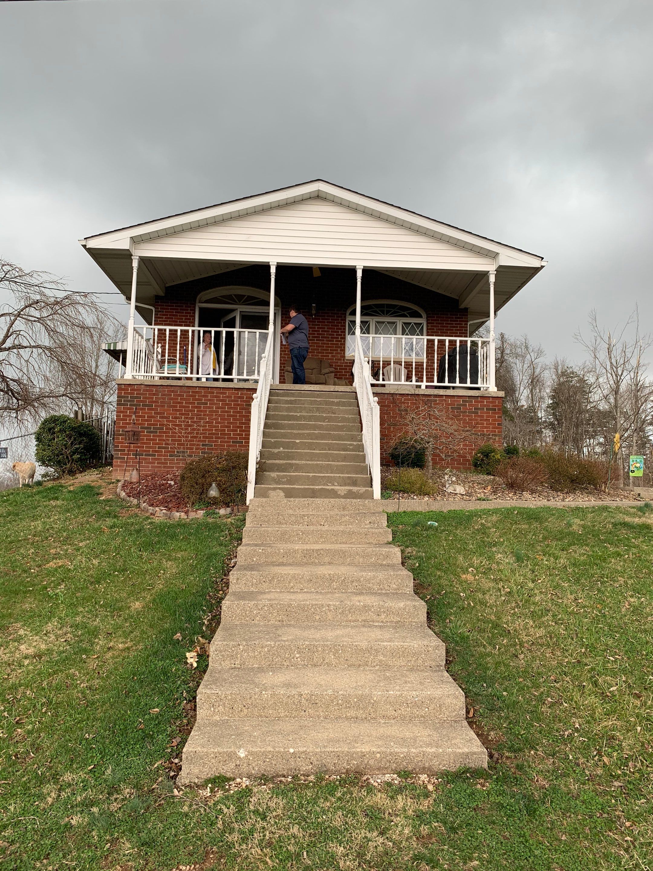 Porch Update using Westbury Aluminum Railing by Secure Construction Company Inc