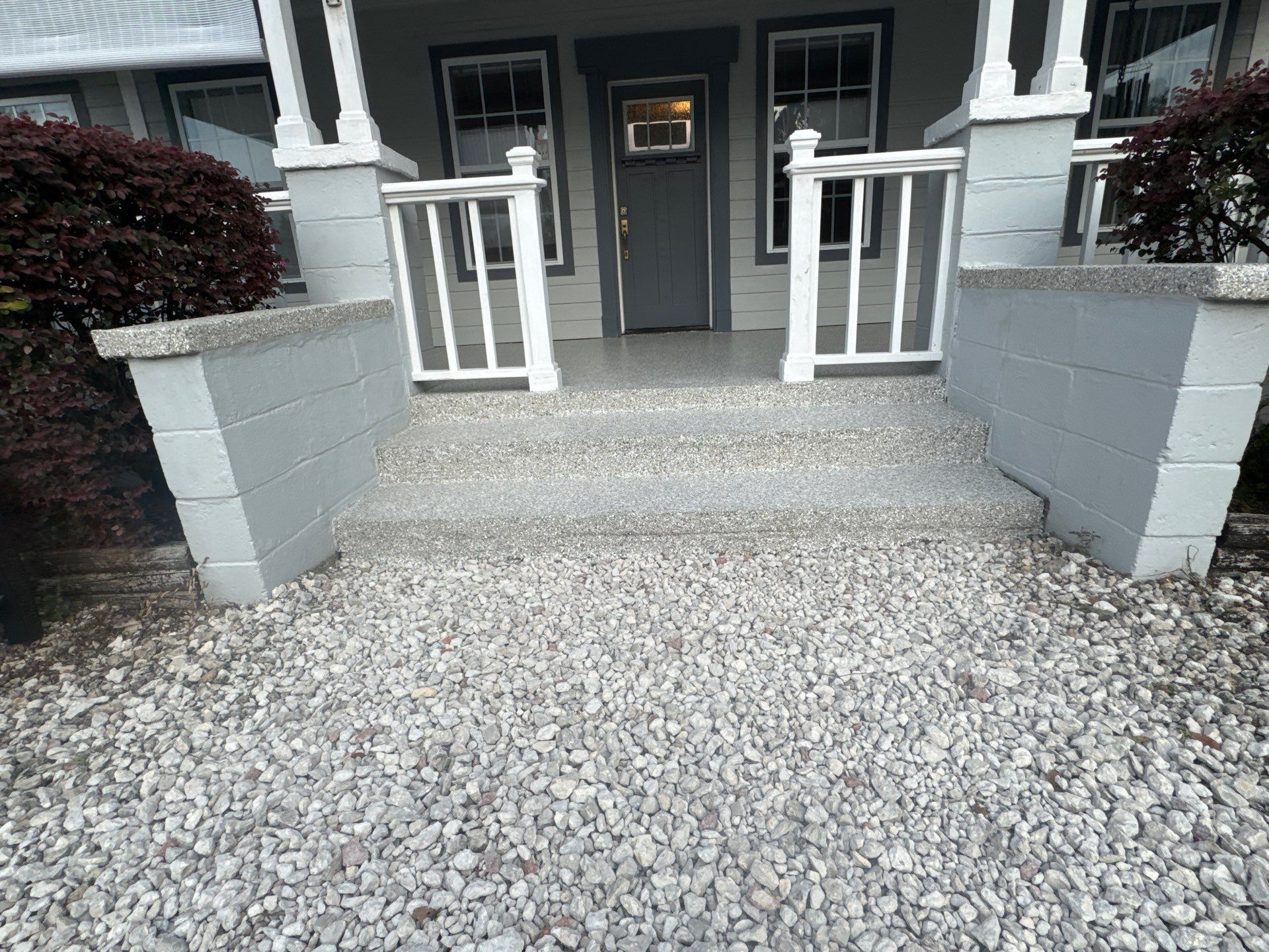Front Porch in Newberry, Fl in Mount Everest by Cross Creek Concrete Coatings