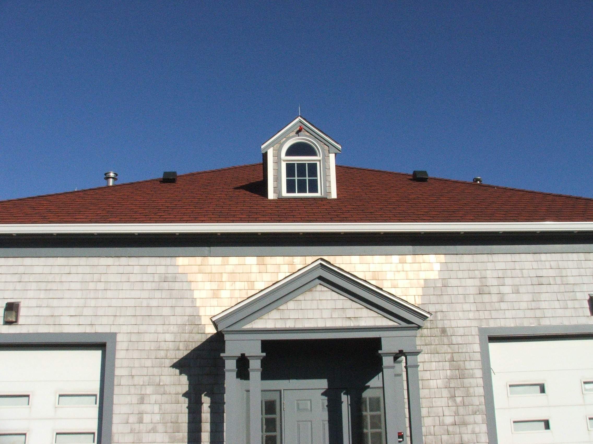 Commercial Gutters Installed on a Vinyl Wedge Buildout by Gutter Pro-Sandwich, MA by Gutter Pro Enterprises