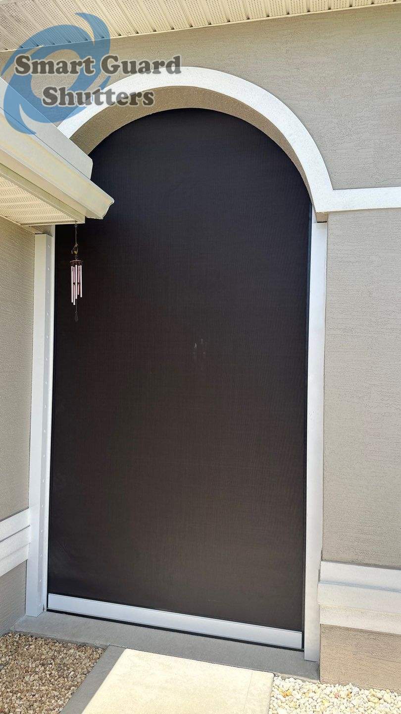 UltraShield Motorized Hurricane Screen by Smart Guard Shutters