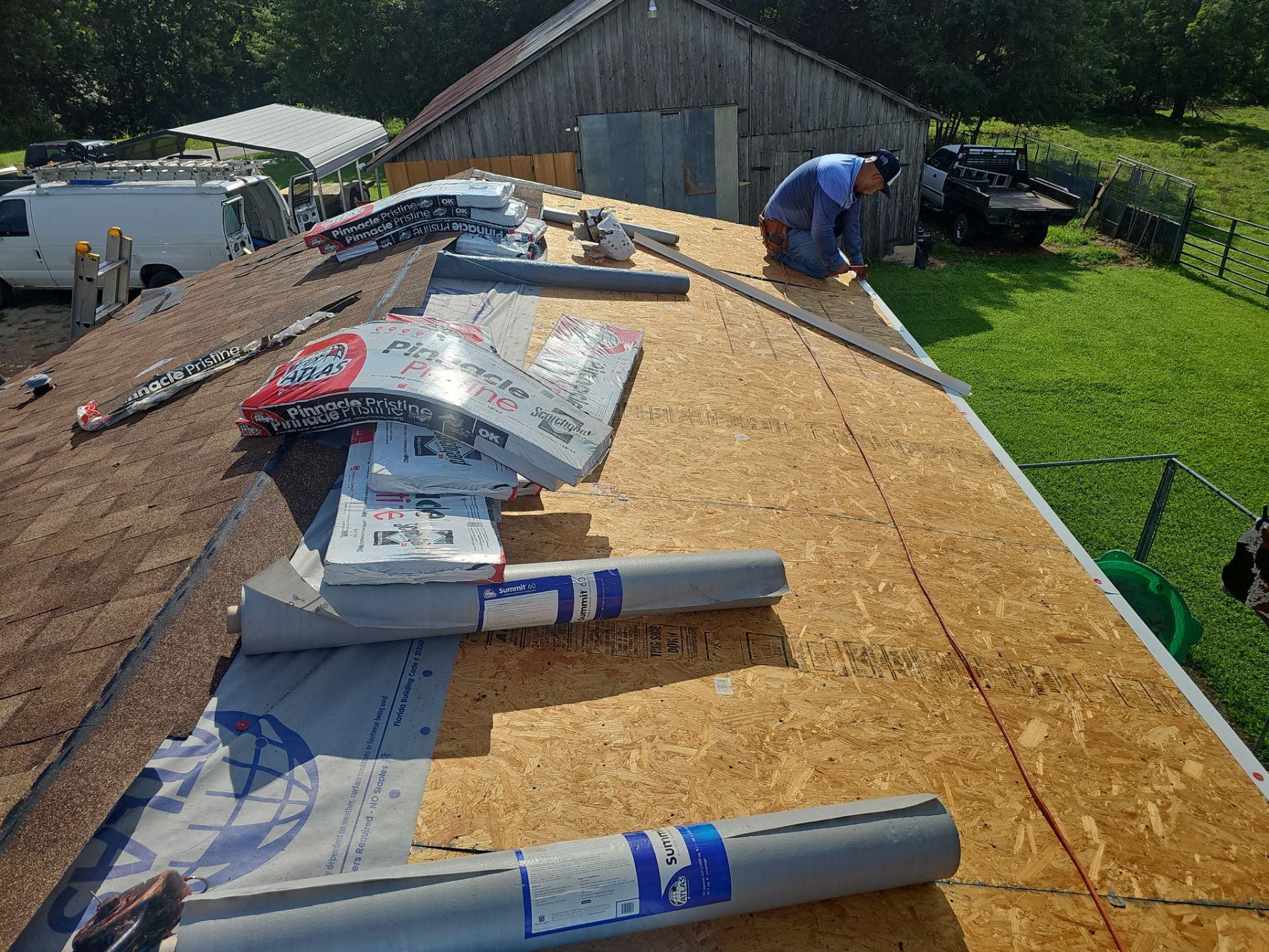 Residential Roofing Install - Atlas Pinnacle Pristine Shingles - Color Morning Harvest  by Titan Commercial & Residential Roofing 