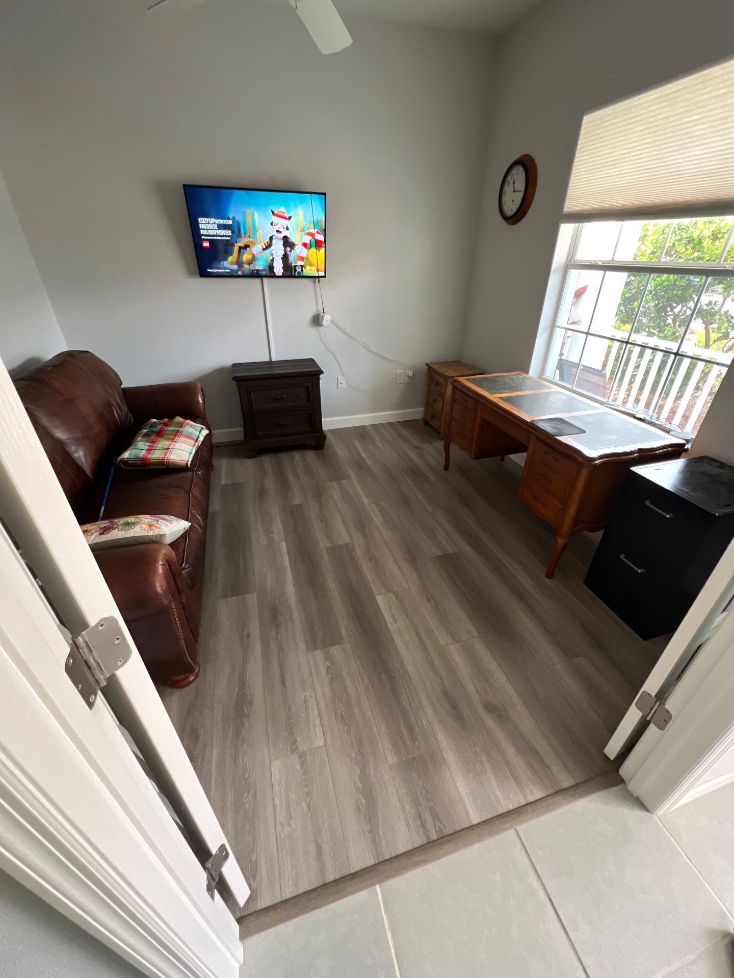 Office LVP Install by Vrmmm Flooring