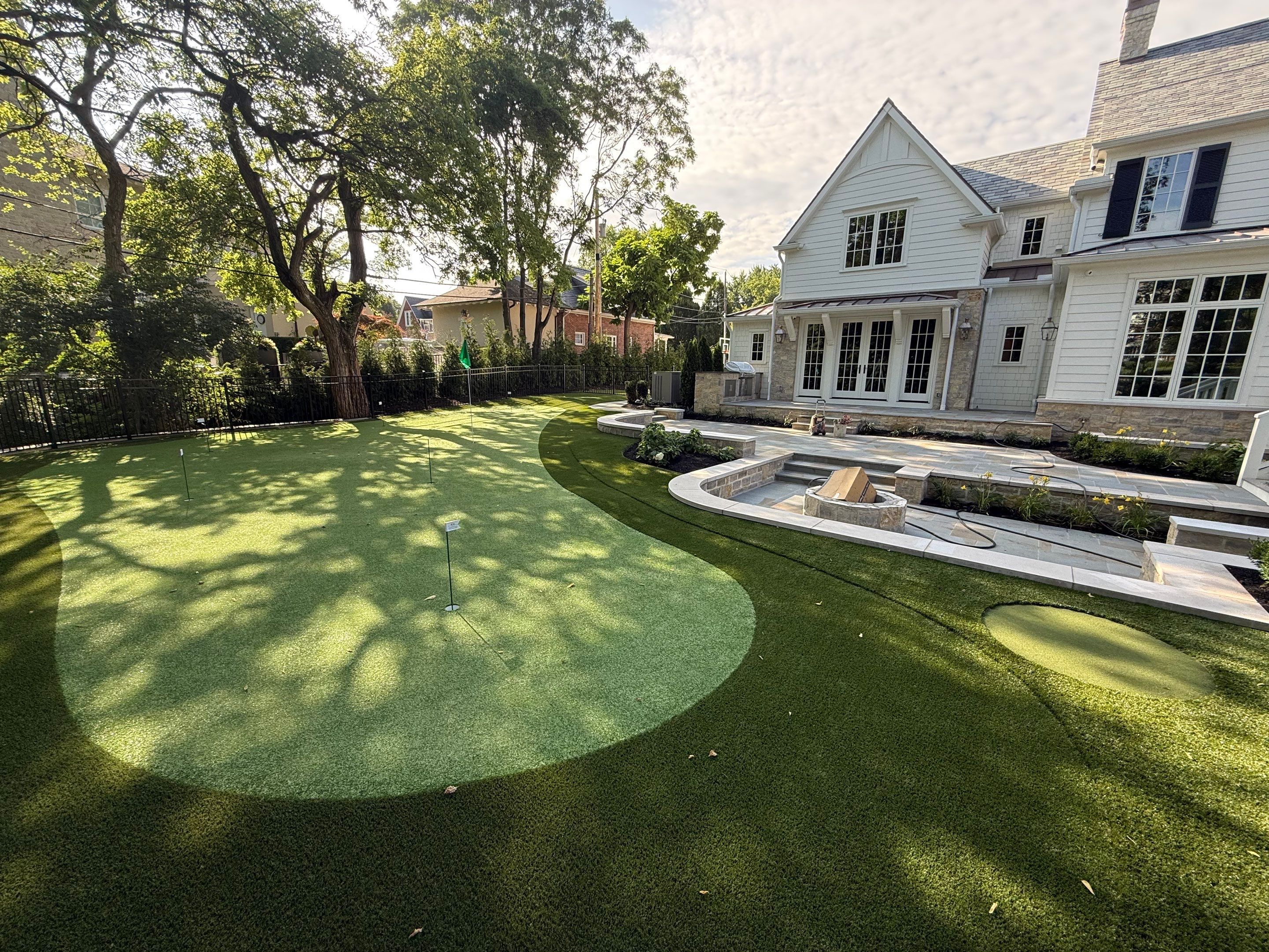 Residential Luxury Golf Green in Upper Arlington, OH by Southwest Greens Midwest