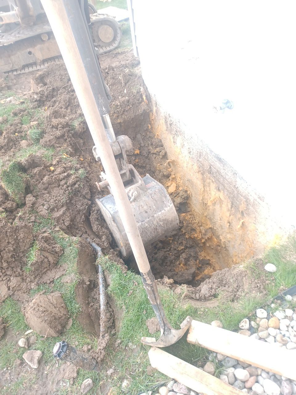While Steel Egress Window Installation by Toledo Basement Repair