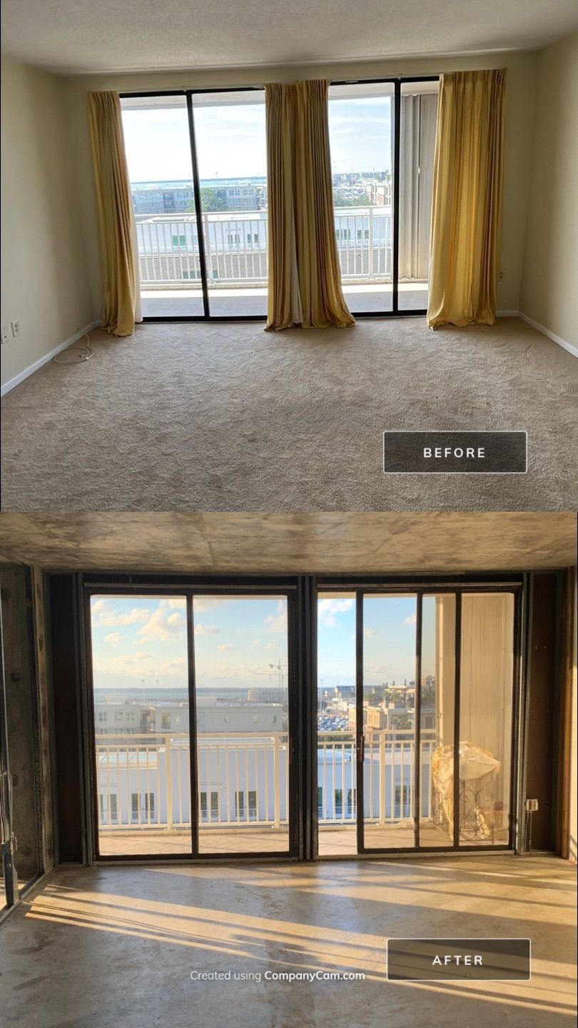 Interior Friable Asbestos Abatement by EAS Environmental, LLC.