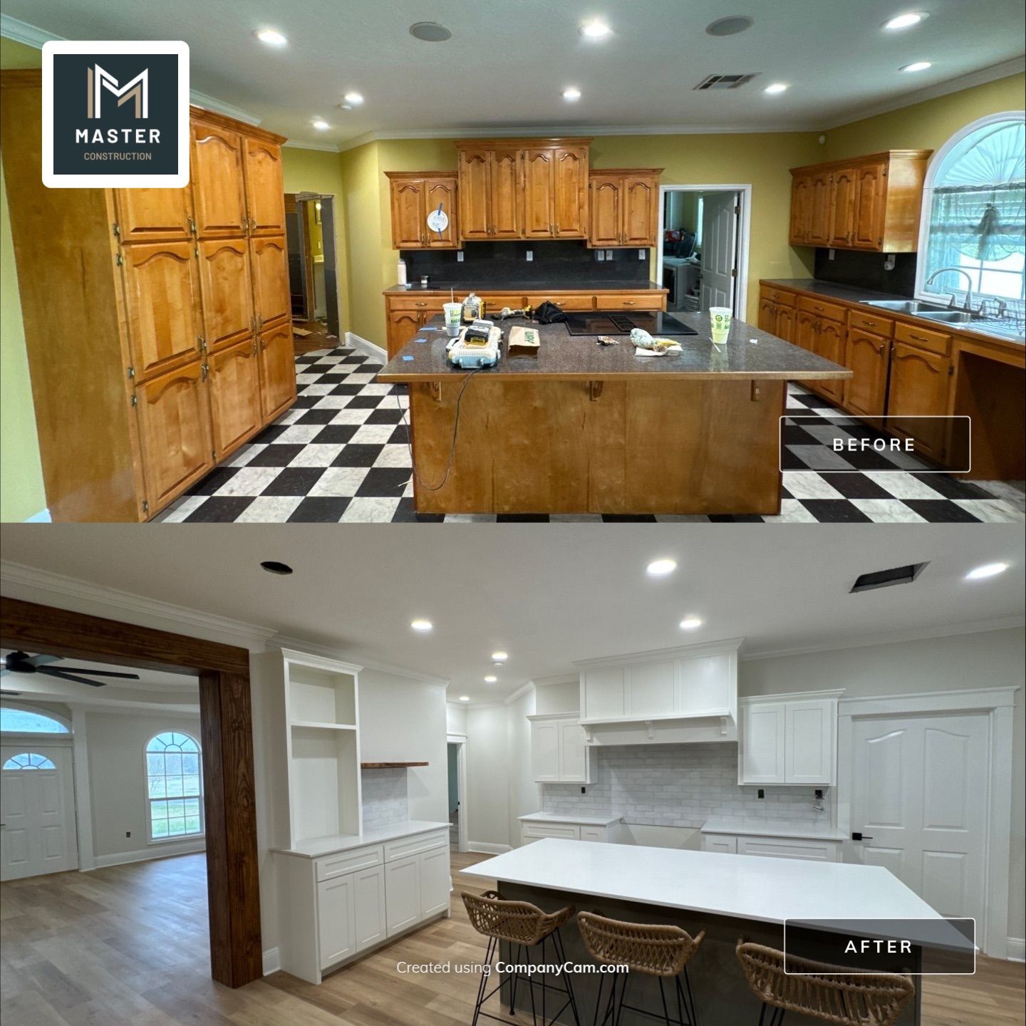 Custom Full Home Remodel by Master Construction
