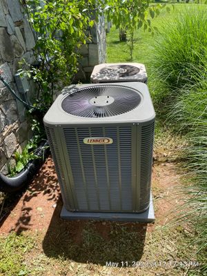 Central Air Conditioning Installation using Lennox 