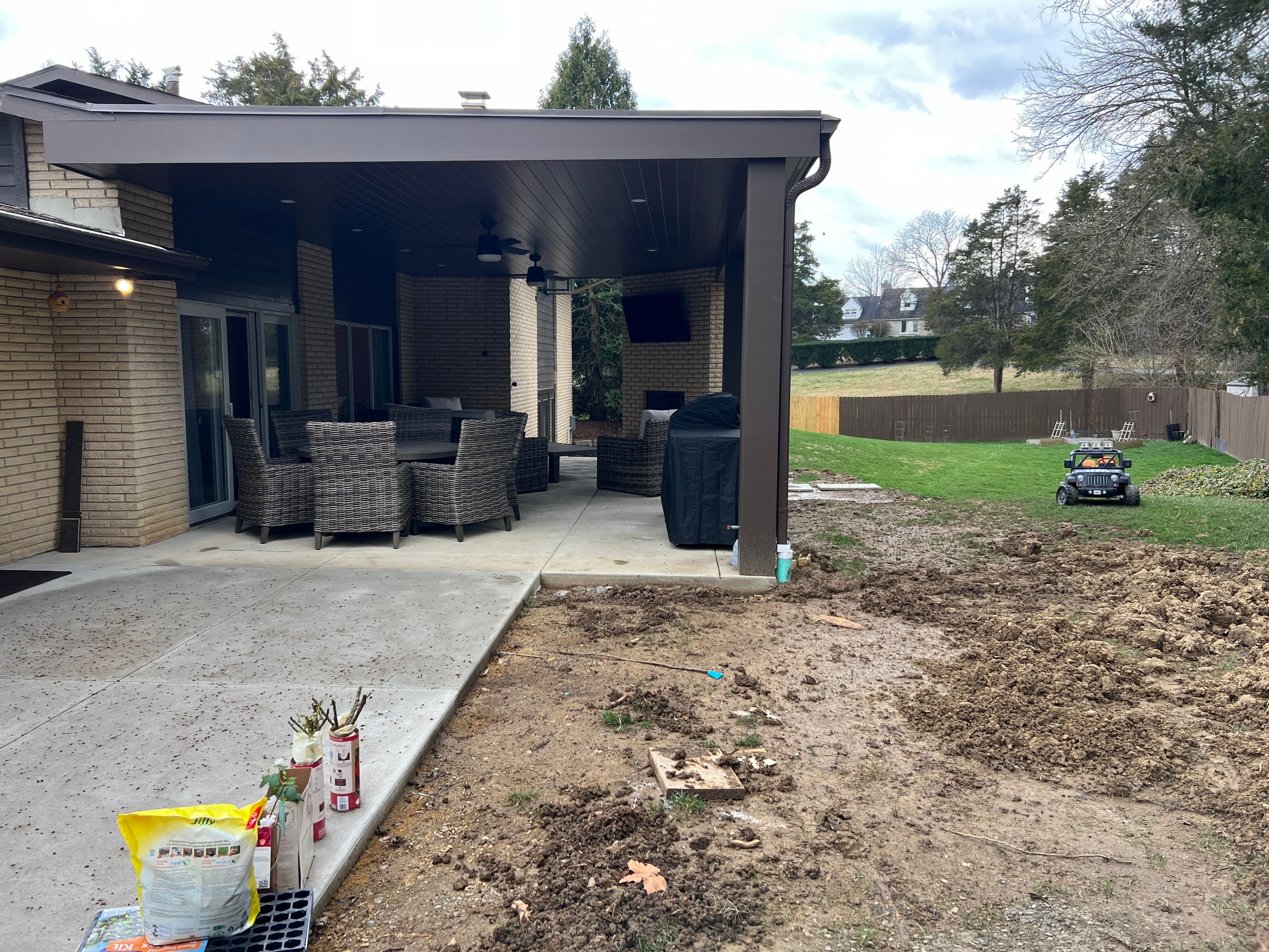 Centerville Covered Patio by Zengel Group
