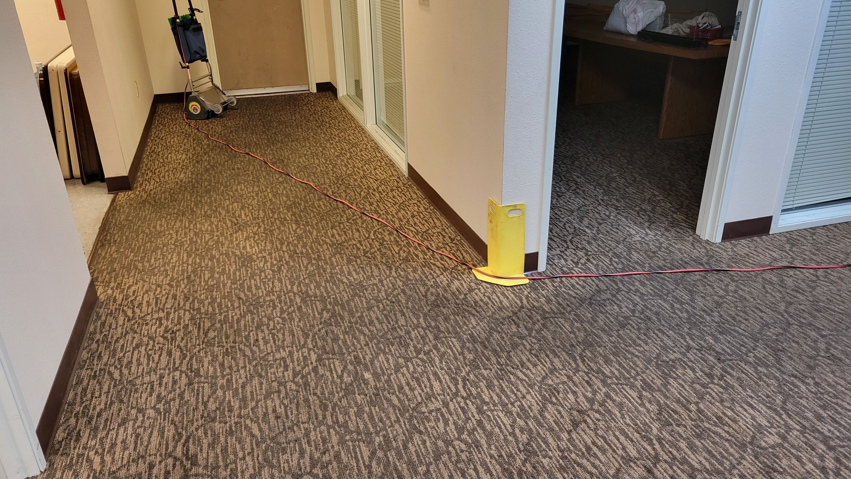 Buckled Commercial Glue Down Carpet by Ardent Carpet Restore LLC