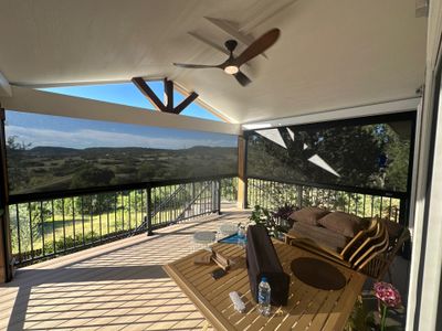 MagnaTrack Screen Installation for Covered Deck in Castle Rock