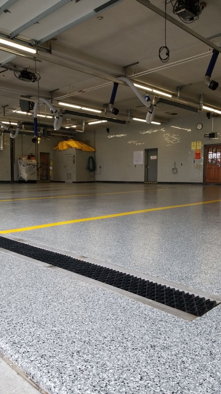 Dover Firehouse with their new Smoke Floor! by Spectrum Painting, LLC