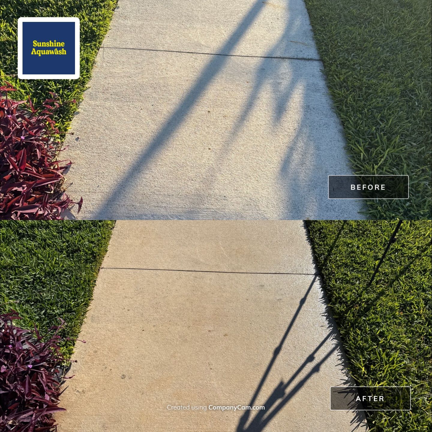 Rust Stain Removal from Concrete Driveway and Pavers in Park East at Azario | Lakewood Ranch, FL by Sunshine AquaWash
