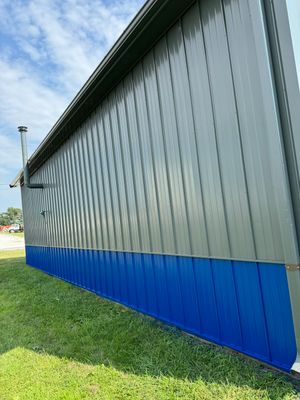 Metal Shop Painting – Sherwin-Williams Industrial Pro Project in West Point