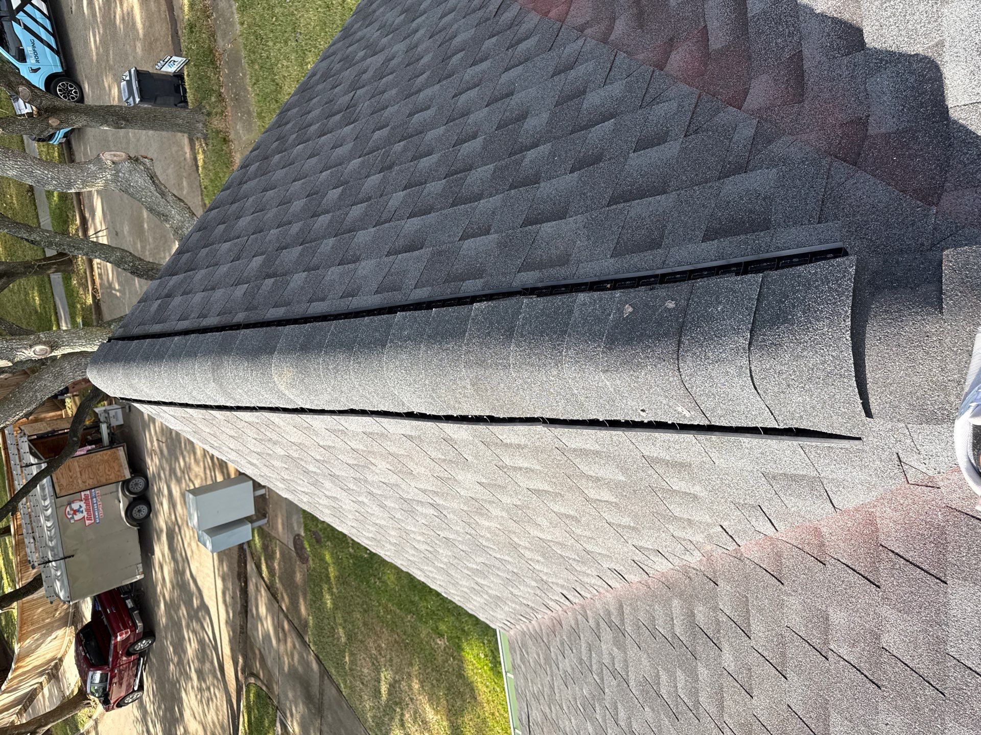 Residential Roof Replacement using GAF HDZ - Charcoal shingles by Elite Roofing LLC