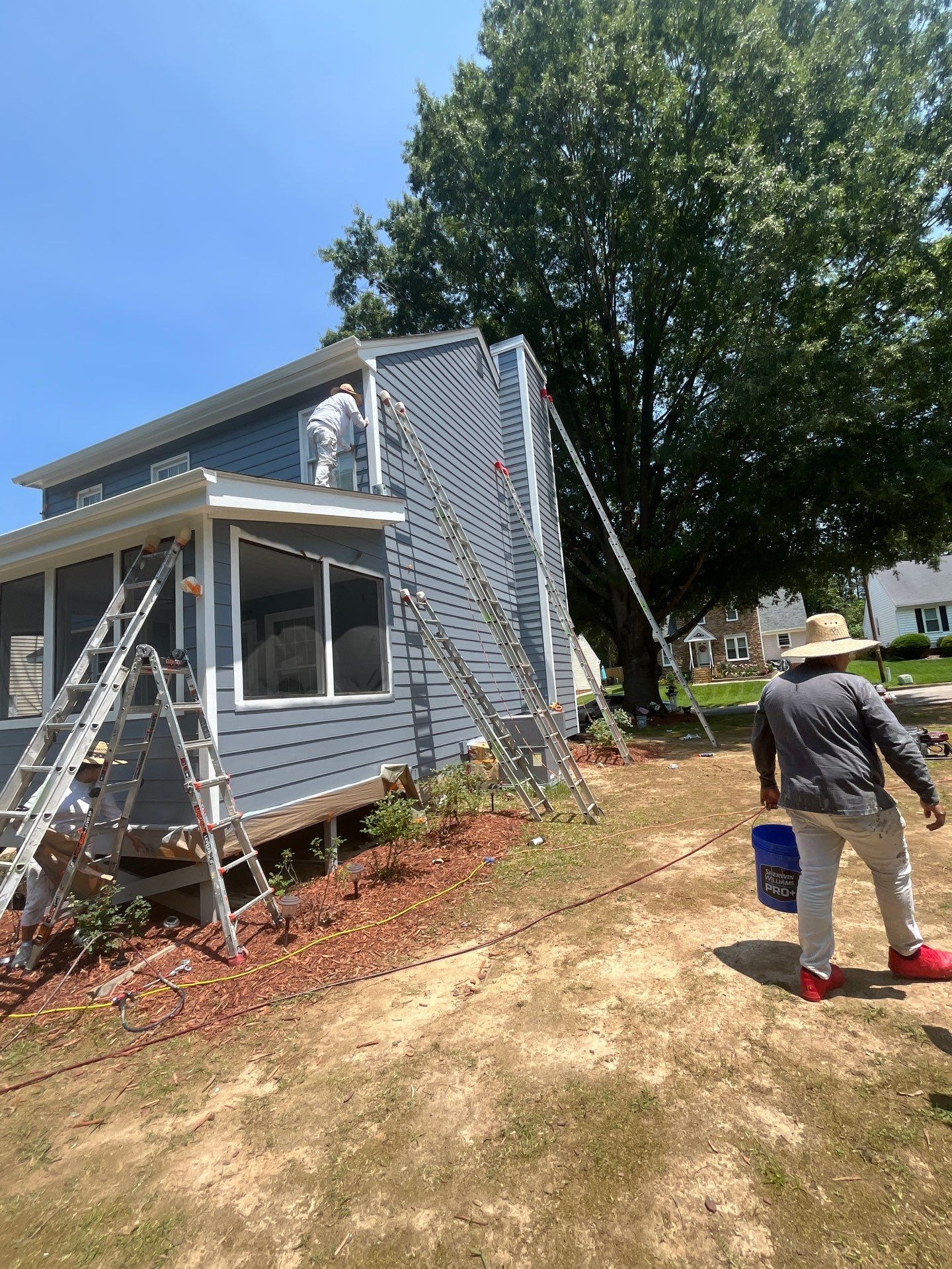 Exterior Painting and Carpentry Repairs by GonzalezPainters & Contractors Inc 