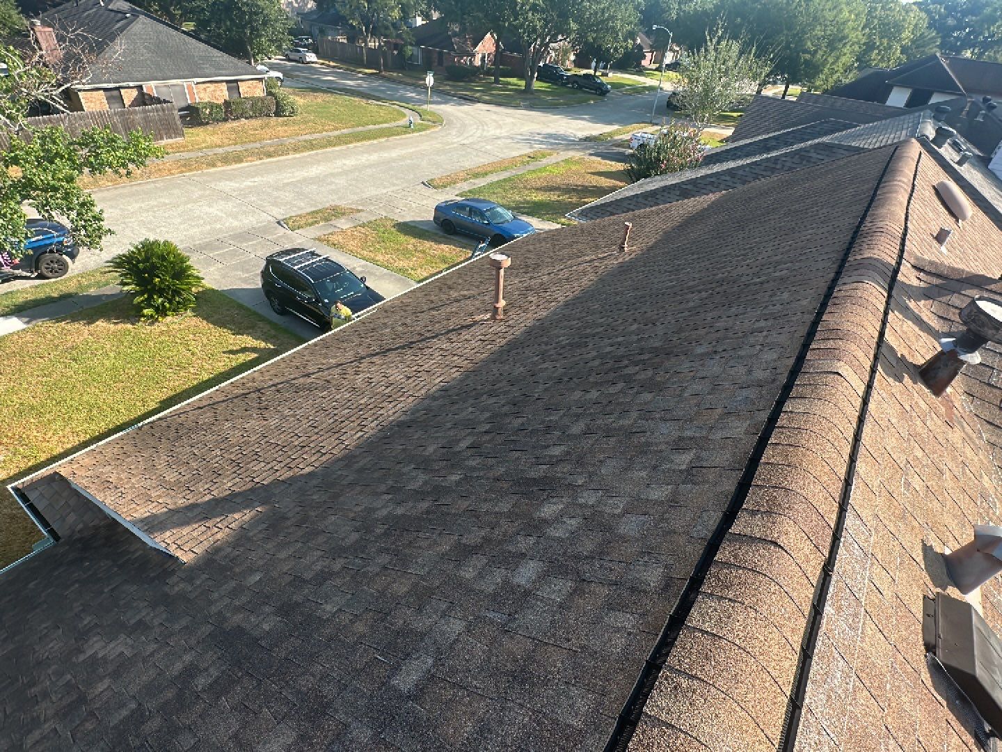 Residential Roofing Installation using Owen's Corning Duration (Lifetime) Shingles by Roof Repair Company