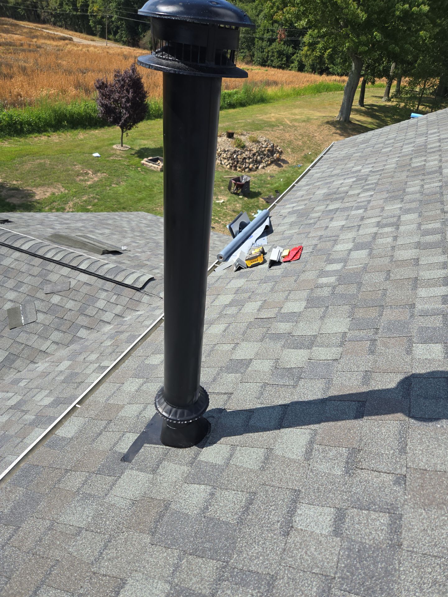CT Landmark, Color, Georgetown Grey, Drip Edge, Black by Eagle Eye Roofing